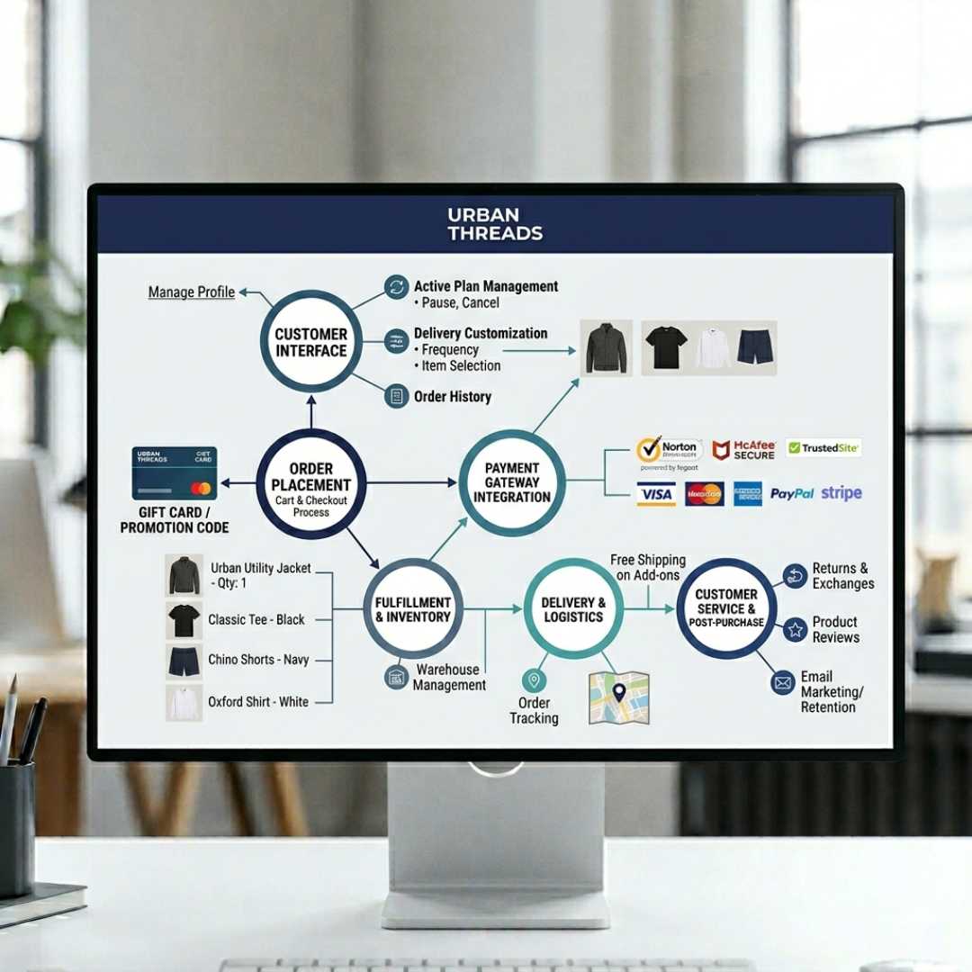 Complete checkout ecosystem diagram