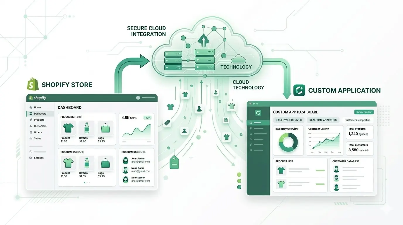 What are effective strategies for migrating existing store data to a custom Shopify app?