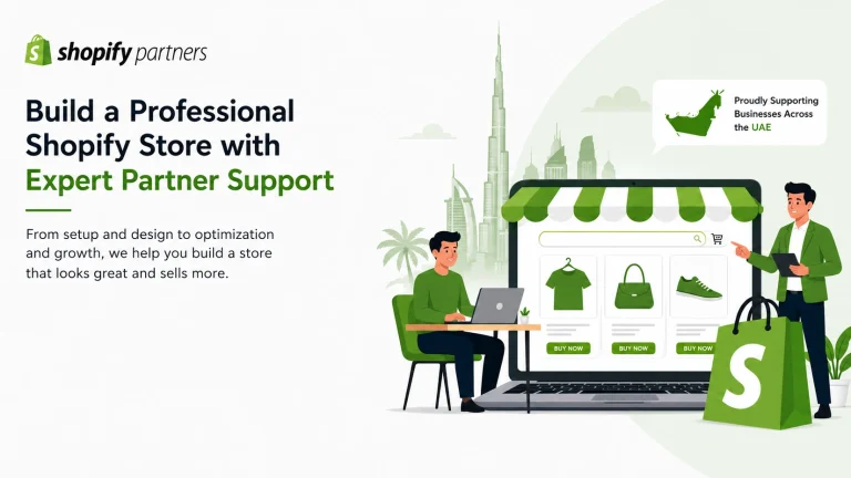 Shopify Partners helping UAE business build a professional Shopify store