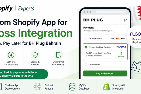 Shopify App for Flooss Integration: BH Plug Bahrain Case Study