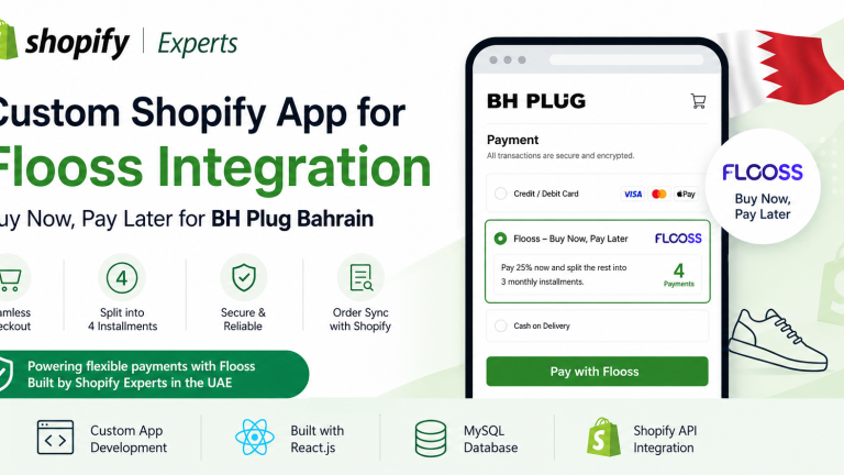 Shopify App for Flooss Integration