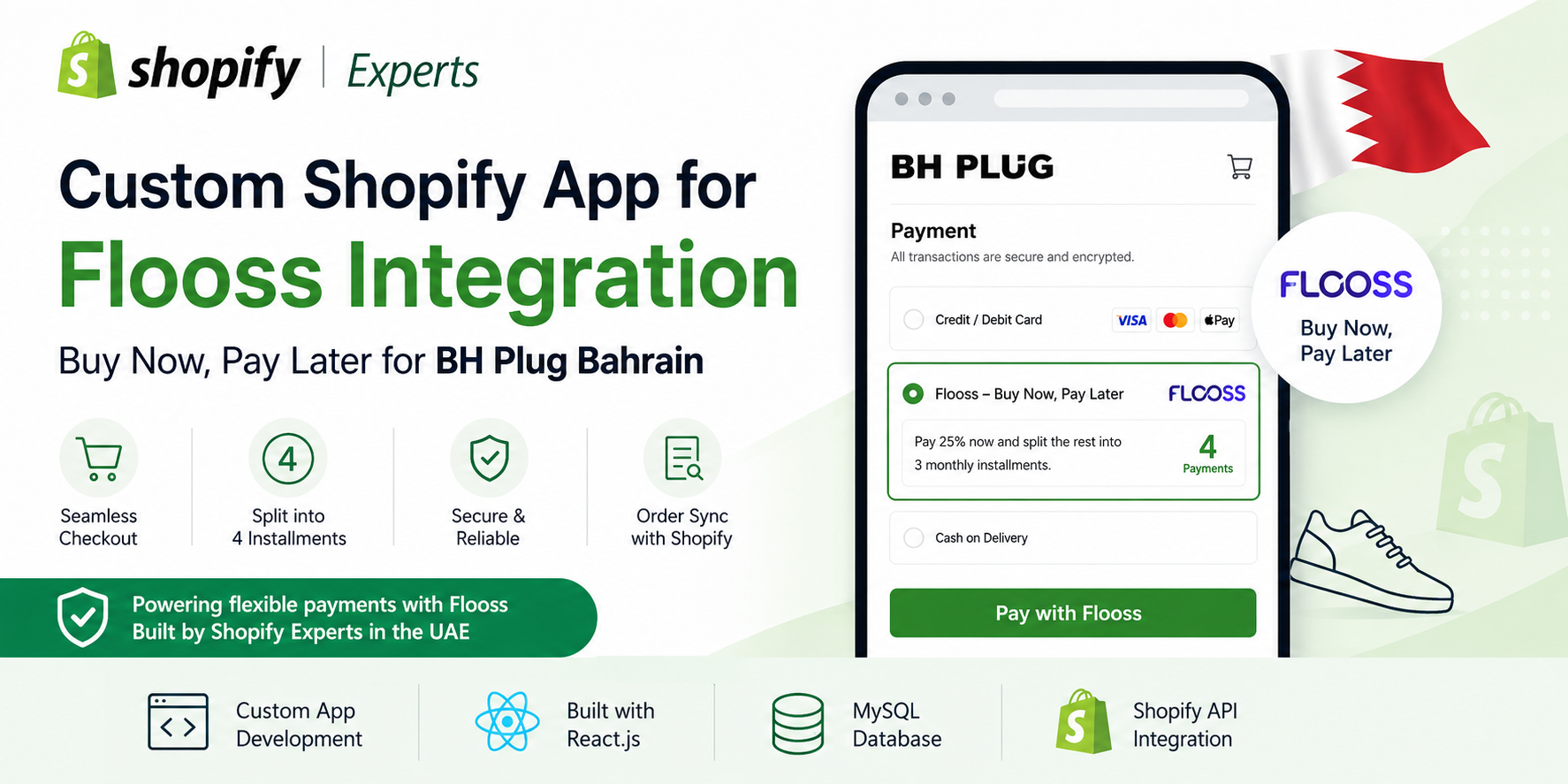 Shopify App for Flooss Integration: BH Plug Bahrain Case Study