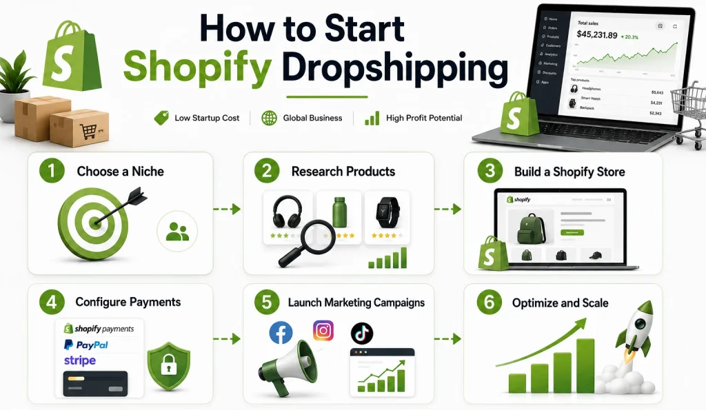 Start Dropshipping with Shopify