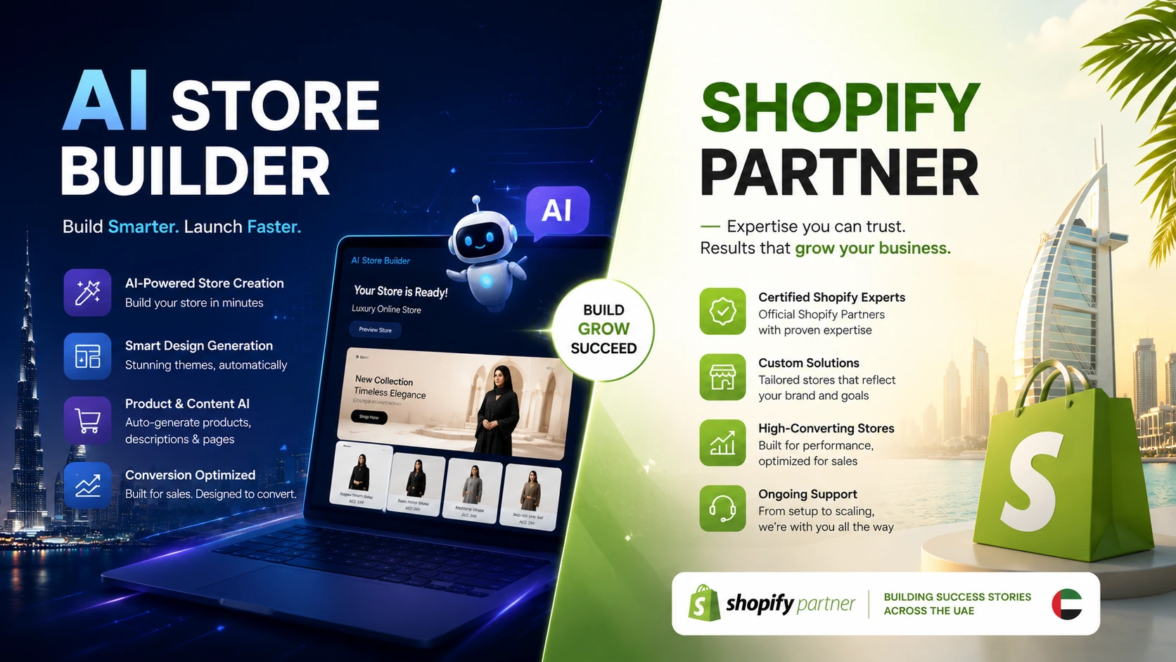 Shopify Partner vs. AI Store Builder: Which Is Better for Growing an Ecommerce Business?