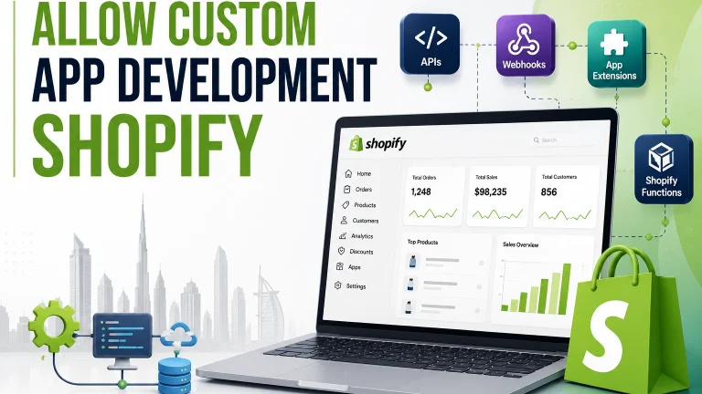 Allow Custom App Development Shopify