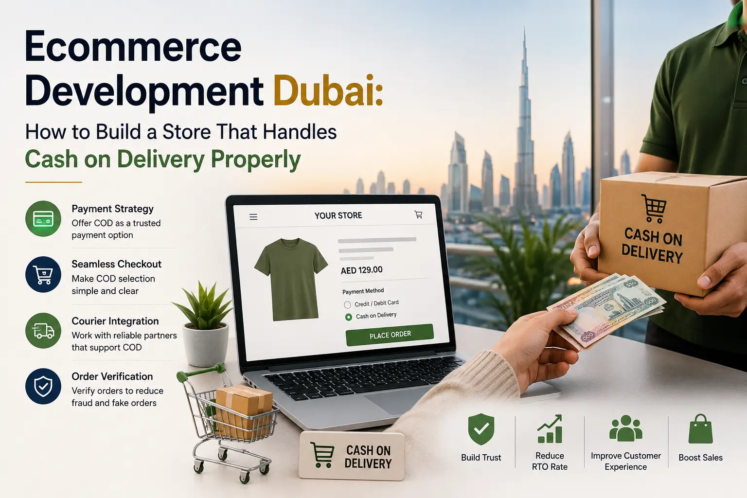 E-commerce Development Dubai: How to Build a Store That Handles Cash on Delivery Properly 