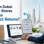 Dubai business owner reviewing ways to reduce product returns from a Shopify store