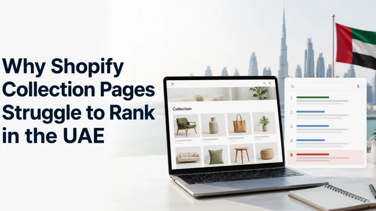 Shopify collection pages struggling to rank on Google in the UAE