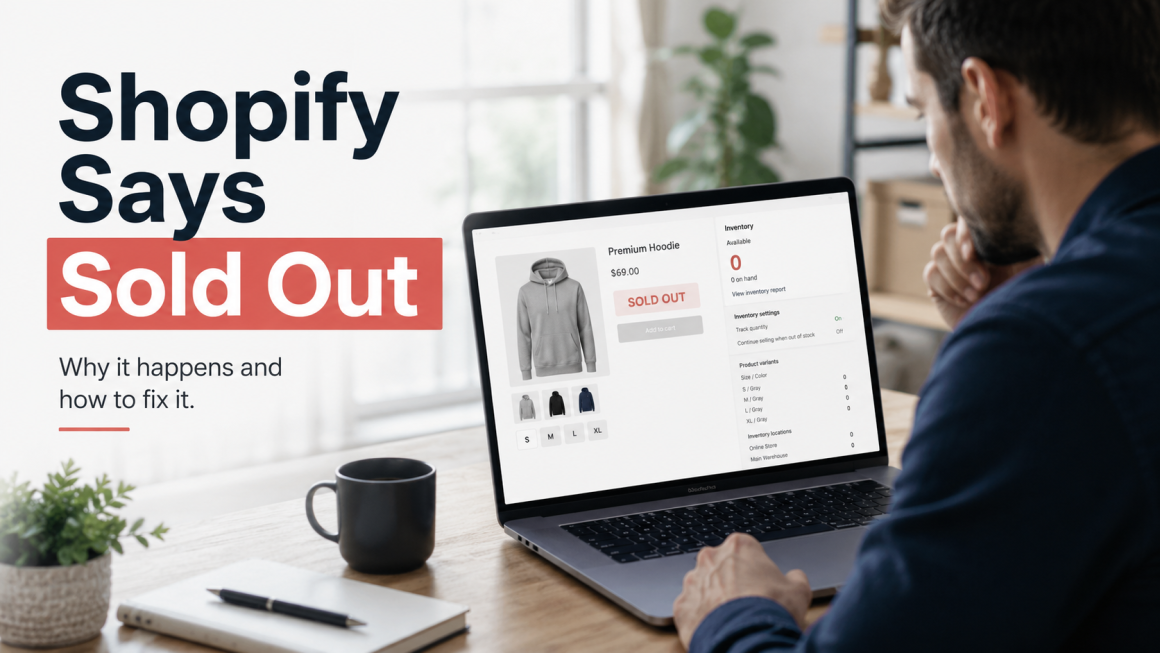 Shopify Says Sold Out Even When Inventory Tracking Is Off: How to Fix It