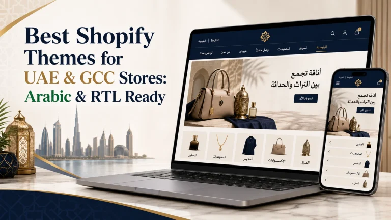 Best Shopify themes for UAE and GCC stores with Arabic and RTL support.