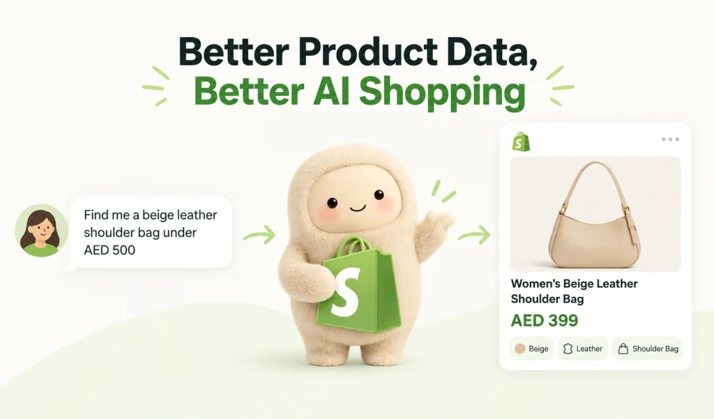 AI shopping assistant matching a customer’s request with a clearly described Shopify product.