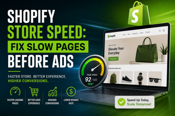 Shopify Store Speed Optimization: Fix Slow Pages Before Ads 