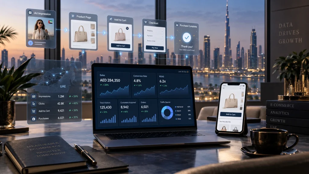 customer journey for a UAE Shopify ecommerce business